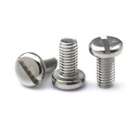 20-30 piezas de tornillos de máquina de cabeza redonda ranurada de acero inoxidable 304, pernos de ranura redondeada, M1.6 M2 M2.5 M3 M4 M5 M6 M8 M10(18mm,M5 (10pcs))