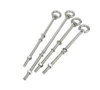 20-300MM Extended Long Eye Bolt Stainless Steel Metric Thread Lifting Eye-bolt Screw With Nut And Washer(M8X70mm)