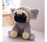 20-35cm Pug de Peluche de Juguete Lindo Animal muñeca Perro Cosplay Dinosaurio Elefante Juguetes para niños cumpleaños niños 20cm Elefante