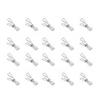 20/40/100 Uds. Pinzas for Ropa de Acero Inoxidable, Pinzas for Lavar, Colgar, Herramienta Almacenamiento Metal for el hogar, Soportes Clip Tela, Clips 6cm para Calcetines y Ropa Interior(20pcs 6cm)