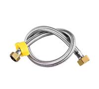 20/40/60/100/150/200cm G1/2 Inch Plumbing Explosion-Proof Flexible Braided Hose Faucet Water Pipe For Kitchen Bathroom Plumbing(C,40cm)