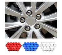 20/40 tapas universales para tuercas de rueda de automóvil de 17/19/21 mm, cubiertas de tornillo de plástico ABS negro, protección de pernos de neumáticos antioxidante y antioxidante para llantas de