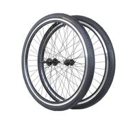 20'' 406 Ruedas MTB con Neumático Exterior De 1,75'' Y Cámara Interior Delantera 93mm Trasera 135mm Buje 36H para Rueda Libre Giratoria De 6-10 Velocidades(A Pair)