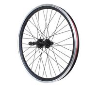 20'' 406 Ruedas para Bicicleta De Montaña Freno En V Buje Delantero 93mm Freno En V/Disco/Pinza Buje Trasero 135mm 36H para Rueda Libre Giratoria De 6-10 Velocidades(Rear)