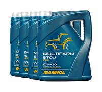 20 (4x5) Litro Mannol 10W-30 Multifarm Stou