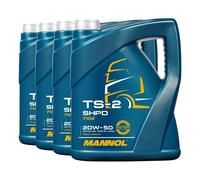 MANNOL TS de 2 shpd 20 W de 50 API CH de 4/CG de 4/CF de 4/SL motorenöl, 5 L
