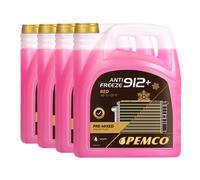 20 (4x5) Litro Pemco Anticongelante 912 + Anticongelante Fertiggemisch 40 °C)