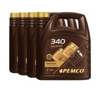 20 (4x5) Litro Pemco SAE 5W-40 idrive 340 Aceite de Motor Extremo