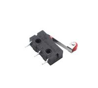 【20-5 piezas】Microinterruptor con rodillo de 3 pies, 5 A, interruptor de límite de recorrido de botón pequeño KW11-3Z-3, válvula de mariposa con señal táctil ligera(5PCS)