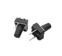 20/50/100 Uds Micro interruptor táctil interruptor DIP momentáneo 2 pines 6x6mm Micro interruptor de botón táctil alto 5mm 6mm 7mm 8mm 9mm(6x6x6mm,50Pcs)
