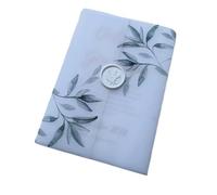 20/50/60/80/100Pcs Green leaf Vellum Wrap suitable for a 5 x 7 Wedding Invitation para Ofituria(80pcs)