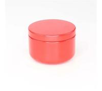 20/50/80 tarros de vela de 50 ml, recipiente de aluminio for dulces, tarro cosmético, bote for crema y aceite, decoraciones for bodas, lata de metal vacía for aromaterapia(Red,50pcs)