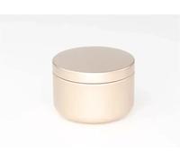 20/50/80 tarros de vela de 50 ml, recipiente de aluminio for dulces, tarro cosmético, bote for crema y aceite, decoraciones for bodas, lata de metal vacía for aromaterapia(Frosted gold,100pcs)