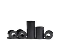 20-50 arandelas espaciadoras huecas redondas de nailon sin rosca for M3, M4, M5, M6 y M8 (blanco y negro)(White,M5x20x20PCS)