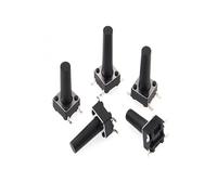20/50 interruptores SMD de 6 x 6 x 4,3 mm, 5/6/7/8/9/10/11/12/13/14/17, 6 x 6, 4 pines, pulsadores táctiles, microinterruptores con reinicio automático.(6x6x10mm,50PCS)
