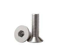 20-50 Uds 304 Tornillo Con Cabeza Hexagonal De Acero Inoxidable Rosca Máquina Metal Pernos M3 M4 M5 M6 M8 DIN912 DIN7991 ISO7380 A2 Tornillos Hexagonales(DIN7991 5mm,M4(30Pcs))