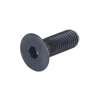 20/50 Uds acero al carbono DIN7991 M2 .5 M3 M4 M5 M6 M8 tornillo hexagonal de cabeza avellanada plana(12mm,M5(20PCS))