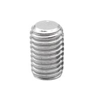 20-50 Uds M1.6M2M2.5 DIN913 304 Cabeza De Acero Inoxidable Hexagonal Zócalo Punta Plana Extremo Tornillo Fijación(12mm,M2.5(50Pcs))