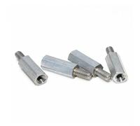 20-50 Uds M2 .5 M3 M4 M5 M6 * L + 6/8 macho a hembra espaciador hexagonal de aluminio(L 35mm,20PCS M4XL M-F)