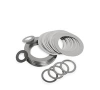 20/50 Uds M3-M15 cuña de acero inoxidable junta de cuña de ajuste ultrafina junta espaciadora de cojinete de eje gruesa 0,1 0,2 0,3 0,5 arandelas Hardware(Thick 0.2mm,M3x7 (50pcs))