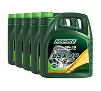 20 (5x4) Litro SAE 5W-30 FANFARO Lsx JP Aceite para Hyundai, Toyota, Kia, Nissan
