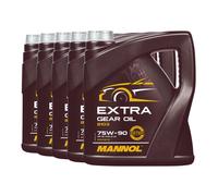 20 (5x4) Litros MANNOL SAE 75W-90 Aceite De Transmisión Extra API GL 4/GL 5 LS