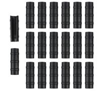 20 abrazaderas de plástico para fijación de película de invernadero, diseñadas para su uso en tubos de marco con rangos de diámetro de 19 mm a 33 mm (32 mm)