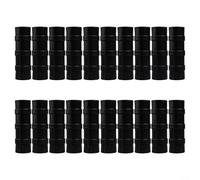 20 abrazaderas de plástico para fijación de película de invernadero, diseñadas para su uso en tubos de marco con rangos de diámetro de 19 mm a 33 mm (22 mm)