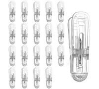 20 Abrazaderas de Resorte Transparentes para Guirnaldas Globos, 6x1,5cm Resistentes para Manualidades Arcos Globos Fotografía Decoración de Fondo