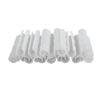20 abrazaderas de tubo fuertes para película de invernadero resistente a los cambios climáticos (20 mm)