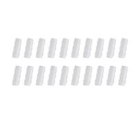 20 abrazaderas de tubo fuertes para película de invernadero resistente a los cambios climáticos (25 mm)