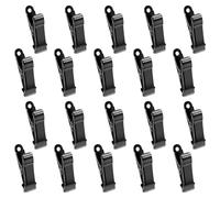 20 abrazaderas multiusos de agarre inverso, antideslizantes, de metal resistente, organizador de documentos, clip para el hogar, la escuela, la oficina, resistente y ajustable hacia atrás