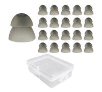 20 Accesorios Para Audífonos, 1 Estuche De Almacenamiento, Tapones Para Los Oídos Tipo Cúpula, Accesorios Para Tapones Para Los Oídos De Doble Capa, Reemplazos De Tapones Para Los Oídos