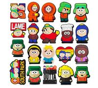 20 adornos para zapatos South Park para adolescentes, bonitos adornos para zapatos, pulseras, zuecos, sandalias, regalos de fiesta para adultos.
