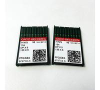 20 agujas Groz-Beckert 134 135X5 Dpx5 Sy1955 para máquina de coser Singer Pfaff (24/180)