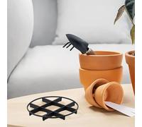 20 almohadillas de drenaje para macetas para mejorar la aireación del suelo y la salud de las raíces en tu jardín (15 cm)
