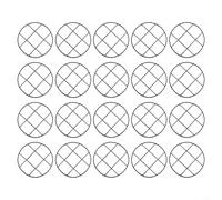 20 almohadillas de malla de drenaje para macetas con soporte de estante, tapetes reutilizables para platillo para evitar fugas de tierra y facilitar la salud de las raíces (15 cm)