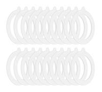 20 Anillos de Goma para Tarros Weck, Anillos de Silicona para Tarros, Juntas de Silicona de Repuesto, Juntas de Sellado para Tapas de Tarros de Conserva, Gomas de Repuesto para Tarros