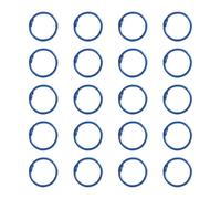 20 anillos de metal para libros de 25 mm, fáciles de usar para encuadernar cuadernos, álbumes de fotos y suministros de manualidades