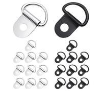 20 Anillos De Tracción En Forma De D, Anillos En D Resistentes, Anillos De Amarre Para Remolque, Anillos De Anclaje, Ganchos De Anclaje, Grillete De Remolque, Adecuado Para Automóviles, Barcos