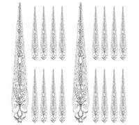 20 anillos de uña de dedo para Halloween, garras de dedo de la antigua reina cosplay, accesorio de decoración de nudillos de dedo para mujeres, Aleación, otro