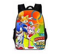 (20) Anime Super Mario Luigi Peach Bowser Koopa Yoshi Cosplay Disfraz Mochila Computadora Mochila Escolar