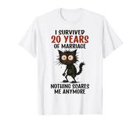 20 Aniversario de Boda, sobreviví a 20 años de Matrimonio Camiseta