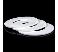 20 arandelas planas de PTFE for manómetro - Diámetro interior 31,5-60 mm, solución de sellado for altas temperaturas(44x50x1.5mm)