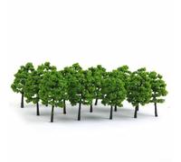 20 árboles modelo para ferrocarril de tren y diorama de juegos de guerra, complemento perfecto para tu paisaje paisajístico