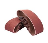 20 bandas de lijado de 330 x 10 mm, abrasivas de óxido de aluminio, for amoladora angular de metal y pulido.(400#)