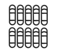 20 bandas de silicona para luces de bicicleta, anillos de goma, correa de silicona para luz trasera Sigma y luz de carretera