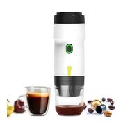 20 Bar Portable Espresso Maker, Self Heating Electric Coffee Machine con 7500mAh Battery, USB C Cargador de coches para Camping, Office, Travel. Cervecería compacta con bomba rápida y operación silenc