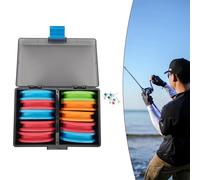 20 bobinadores de espuma EVA con caja de almacenamiento de pesca, herramientas ligeras y portátiles