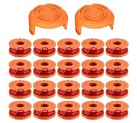 20 bobinas de recortadora + 2 tapas de repuesto para Worx WA0010 WG154 WG163 WG180 piezas